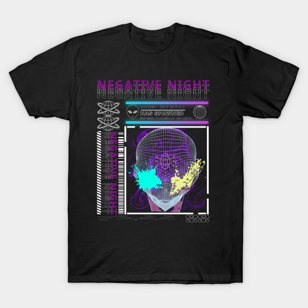 NEGATIVE NIGHT T-Shirt by ardianSZ